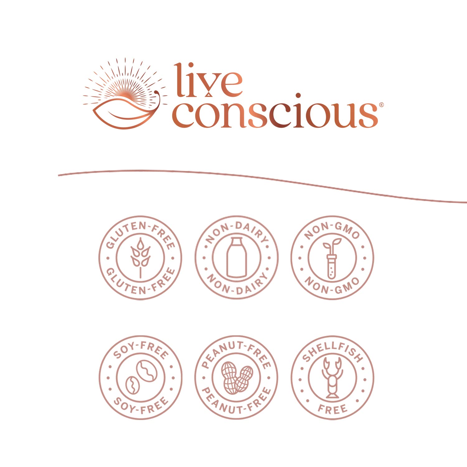 Live Conscious PRO45: etiqueta trasera muestra uso recomendado.