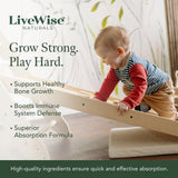 Live Wise Naturals dosis diaria en gotas para bebé.