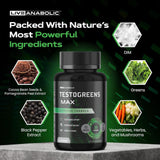 Live Anabolic TestoGreens Max, DIM para equilibrio hormonal natural.