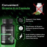 Live Anabolic TestoGreens Max, extracto de granada, antioxidantes potenciales para el día.
