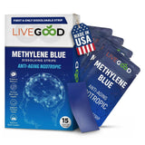 LIVEGOOD azul de metileno, empaque compacto para uso diario y enfoque sostenido.