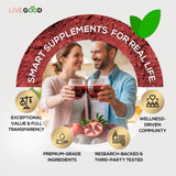 LiveGood Super Reds: envasado en USA garantiza calidad y trazabilidad.