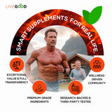 LiveGOOD Vitalidad para Hombres, experiencia para estilo de vida activo y entrenamiento.