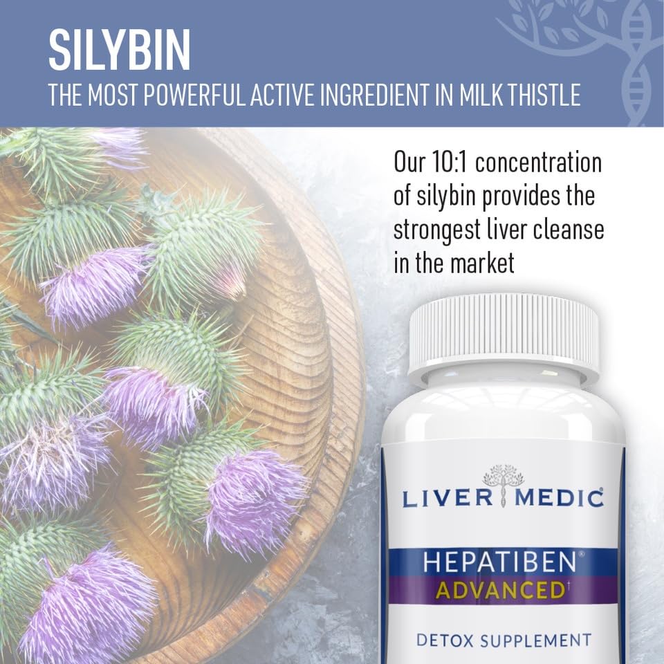 Liver Medic Hepatiben envase con dosificación clara y diseño práctico
