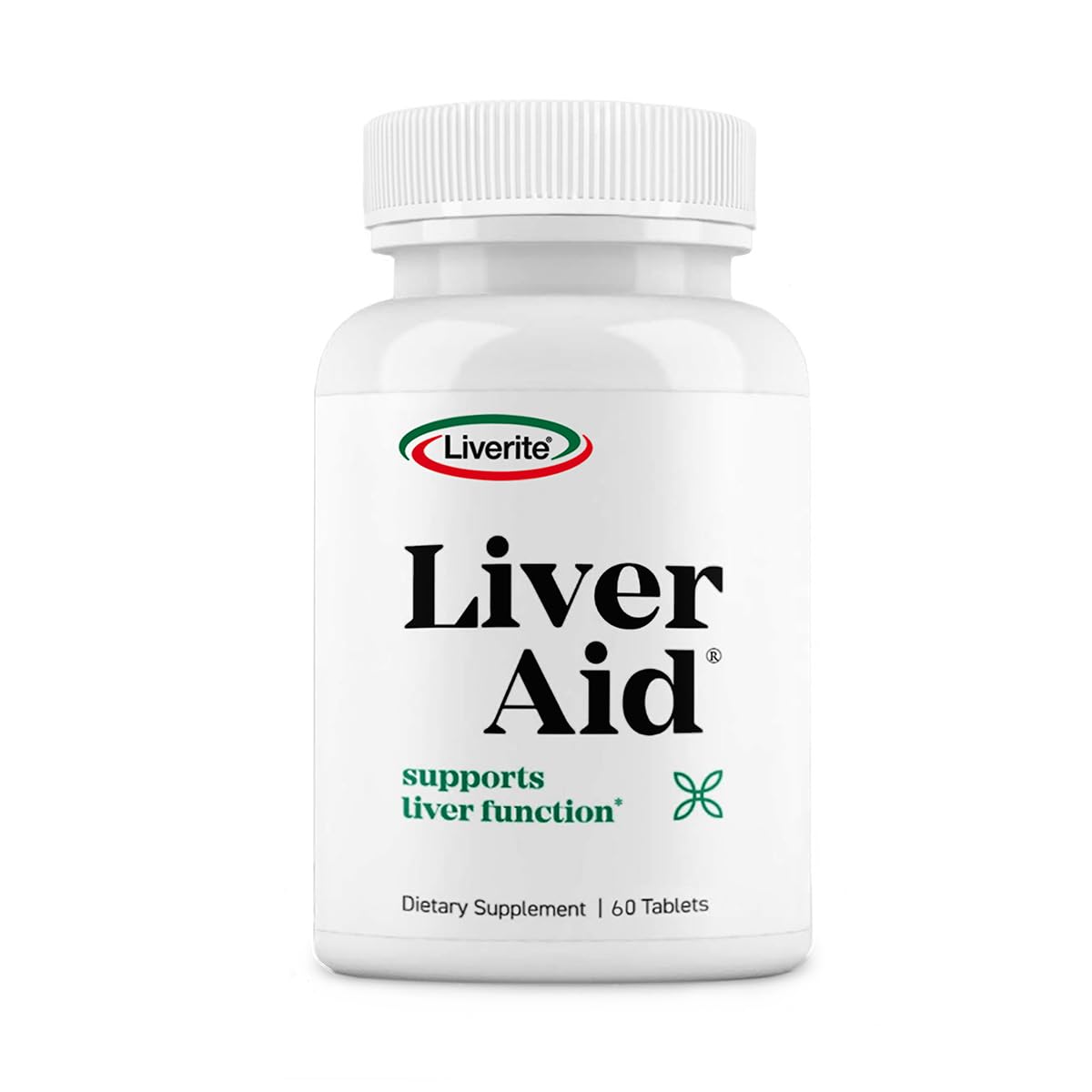 Liverite Liver Aid: botella del suplemento para apoyo diario y energía