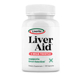 LIVERITE Liver Aid en botella con etiqueta para apoyo diario