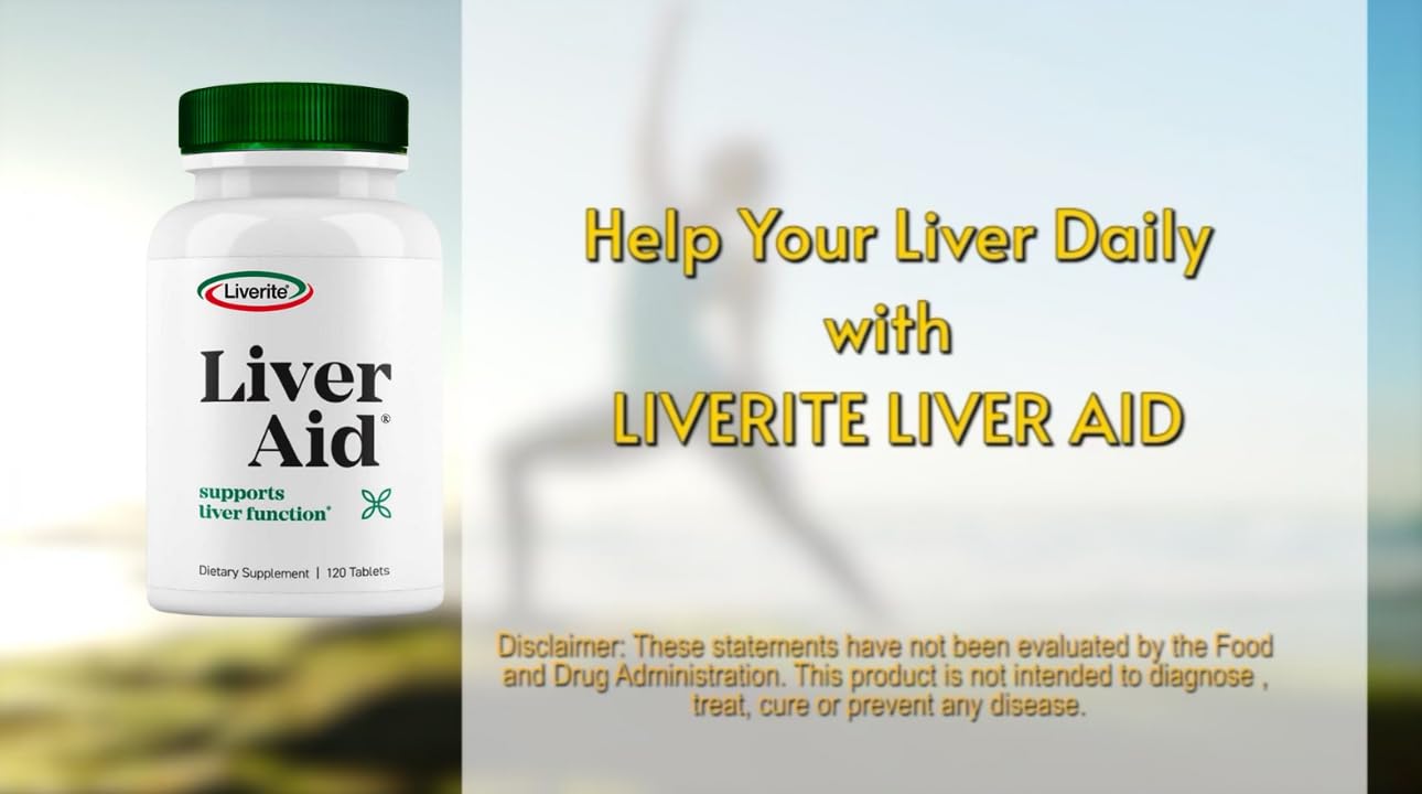 Liverite Liver Aid: cápsulas fáciles de tragar para uso constante