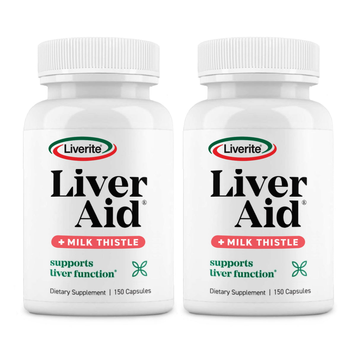 LIVERITE Liver Aid 2-Pack: dos cajas para iniciar un plan de bienestar diario