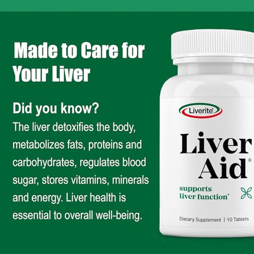 Liverite Liver Aid: dosis diaria para apoyar funciones corporales