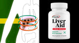 LIVERITE Liver Aid caja de empaque, fabricación en EE.UU.