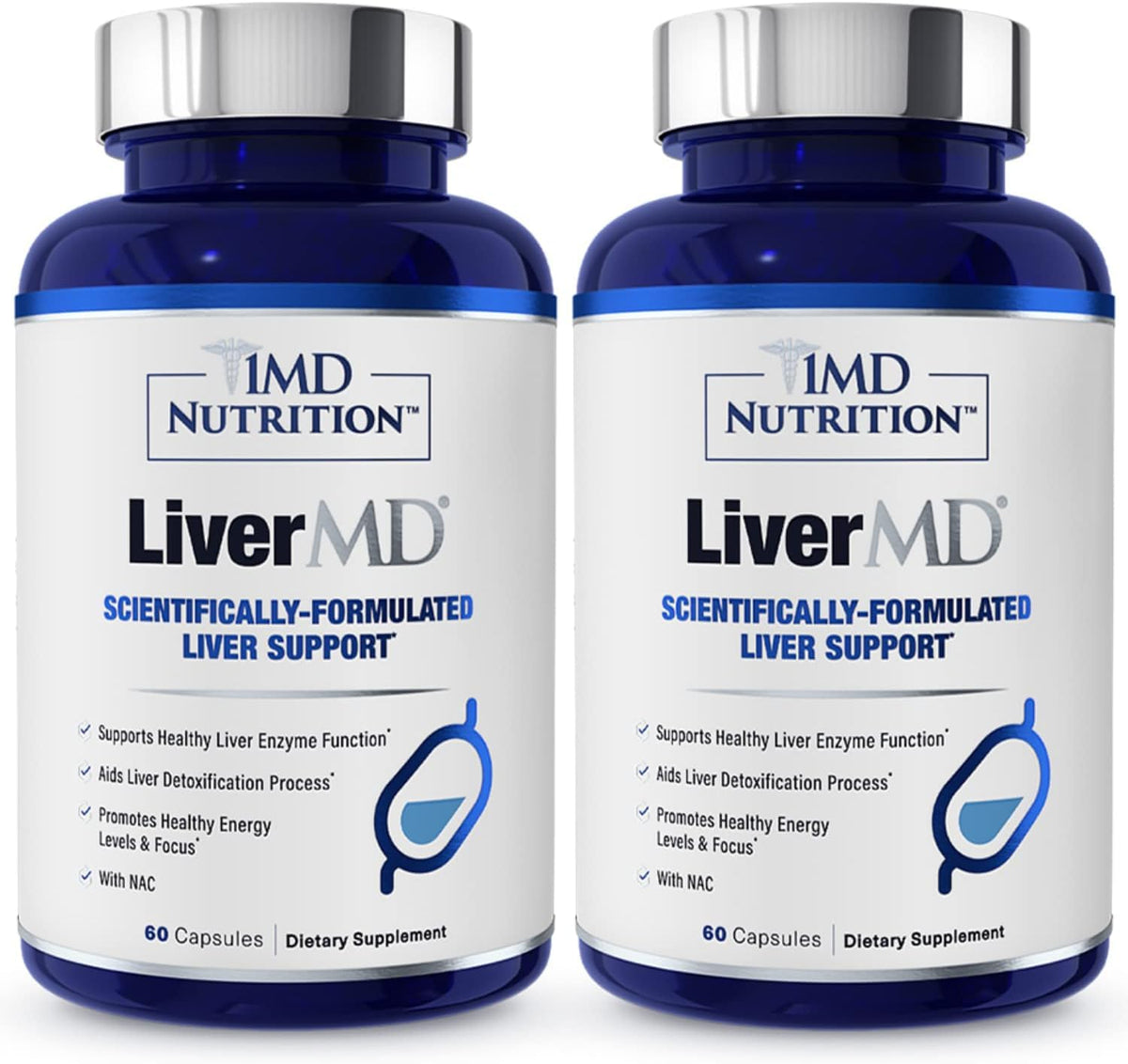 LiverMD muestra la dosis diaria para uso constante.