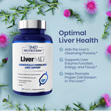Etiqueta LiverMD en cápsulas para identificar fácilmente la porción.