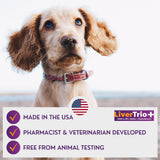 LiverTrio+ para perros grandes con energía y bienestar diario.