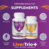 LiverTrio+ sabor atractivo que mascotas disfrutan al comer.