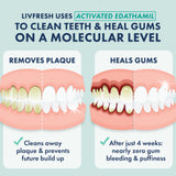 LIVFRESH gel dental con textura cremosa para cepillado suave