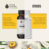 Living Alchemy Enzimas Digestivas: etiqueta abierta para descomposición de alimentos.