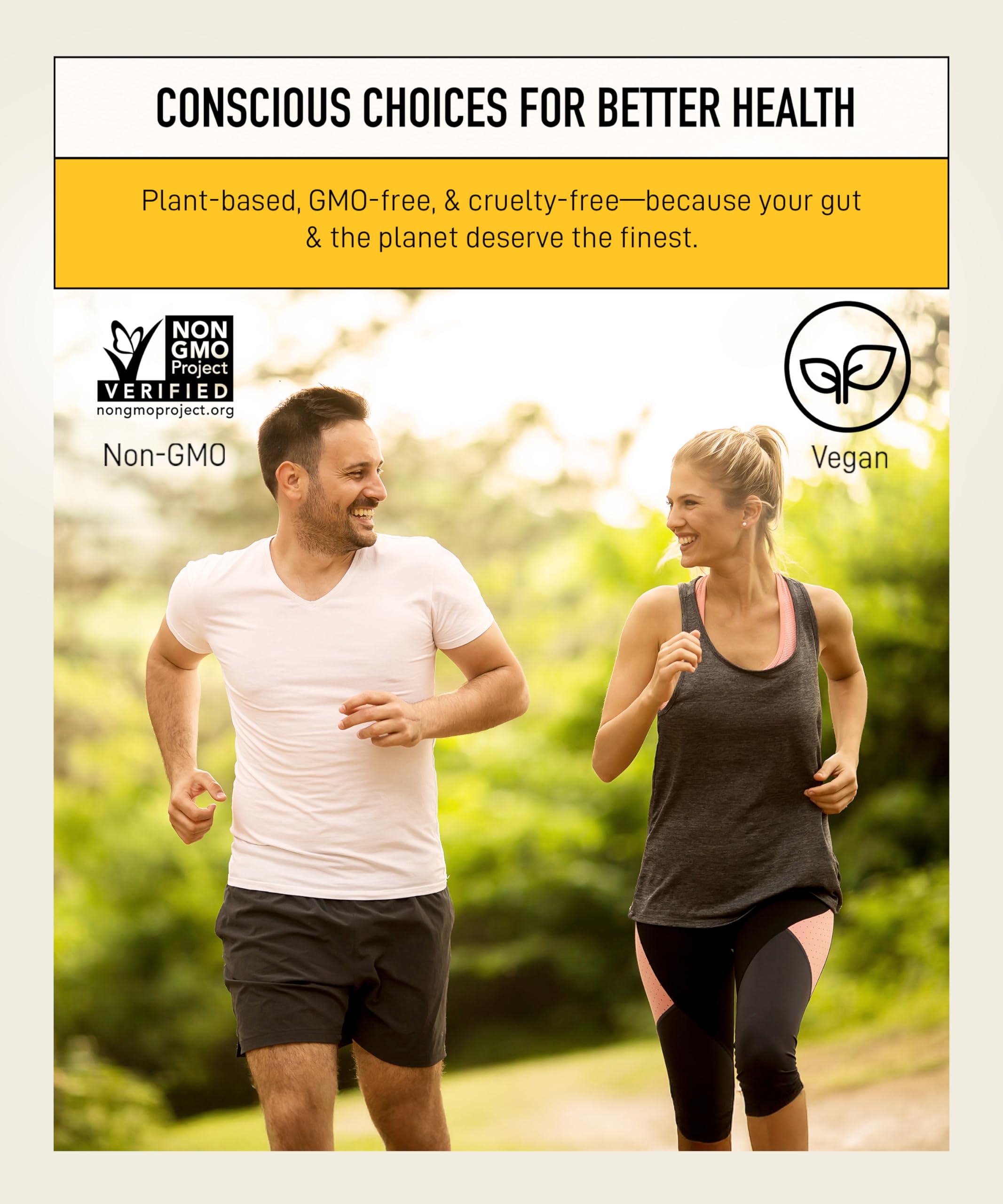 Nutrientes digestivos: prebióticos y enzimas en una cápsula.