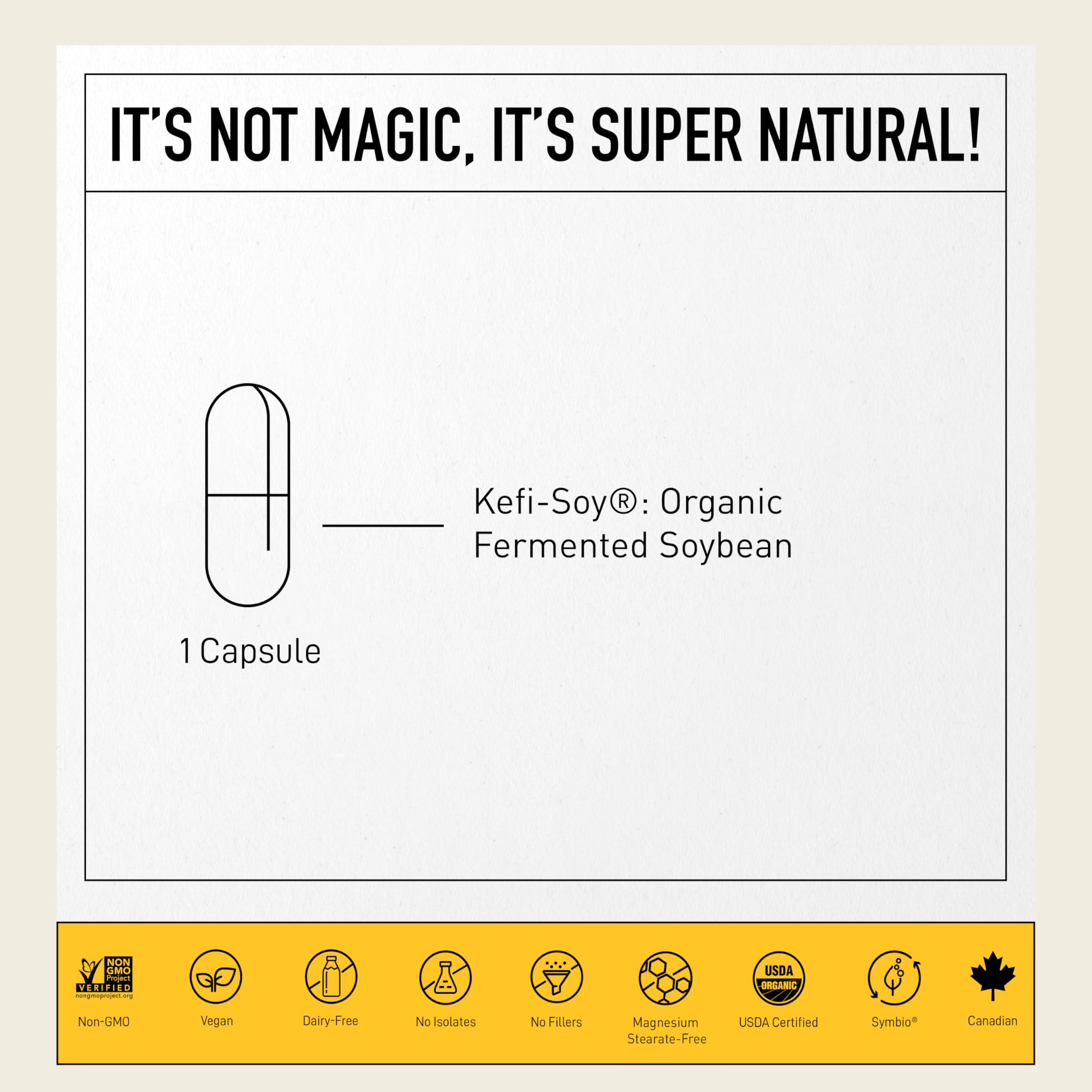 Living Alchemy Soja fermentada Probiotico: ingrediente clave para flora intestinal.
