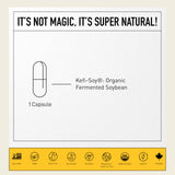 Living Alchemy Soja fermentada Probiotico: ingrediente clave para flora intestinal.