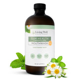 Living Well con Dr. Michelle: botella en primer plano para remineralizar dientes y refrescar al instante.