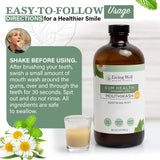 Living Well con Dr. Michelle: escena de menta fresca para un aliento natural y agradable.