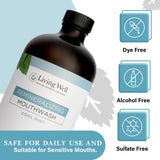 Living Well con la Dra. Michelle, ingredientes naturales hidroxiapatita y plata coloidal.