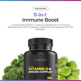 Livingood Daily cápsulas D3 K2 4000 UI, enfoque en absorción de vitaminas liposolubles.