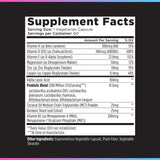 Livingood Daily etiqueta nutricional clara; información útil para decisiones de compra.