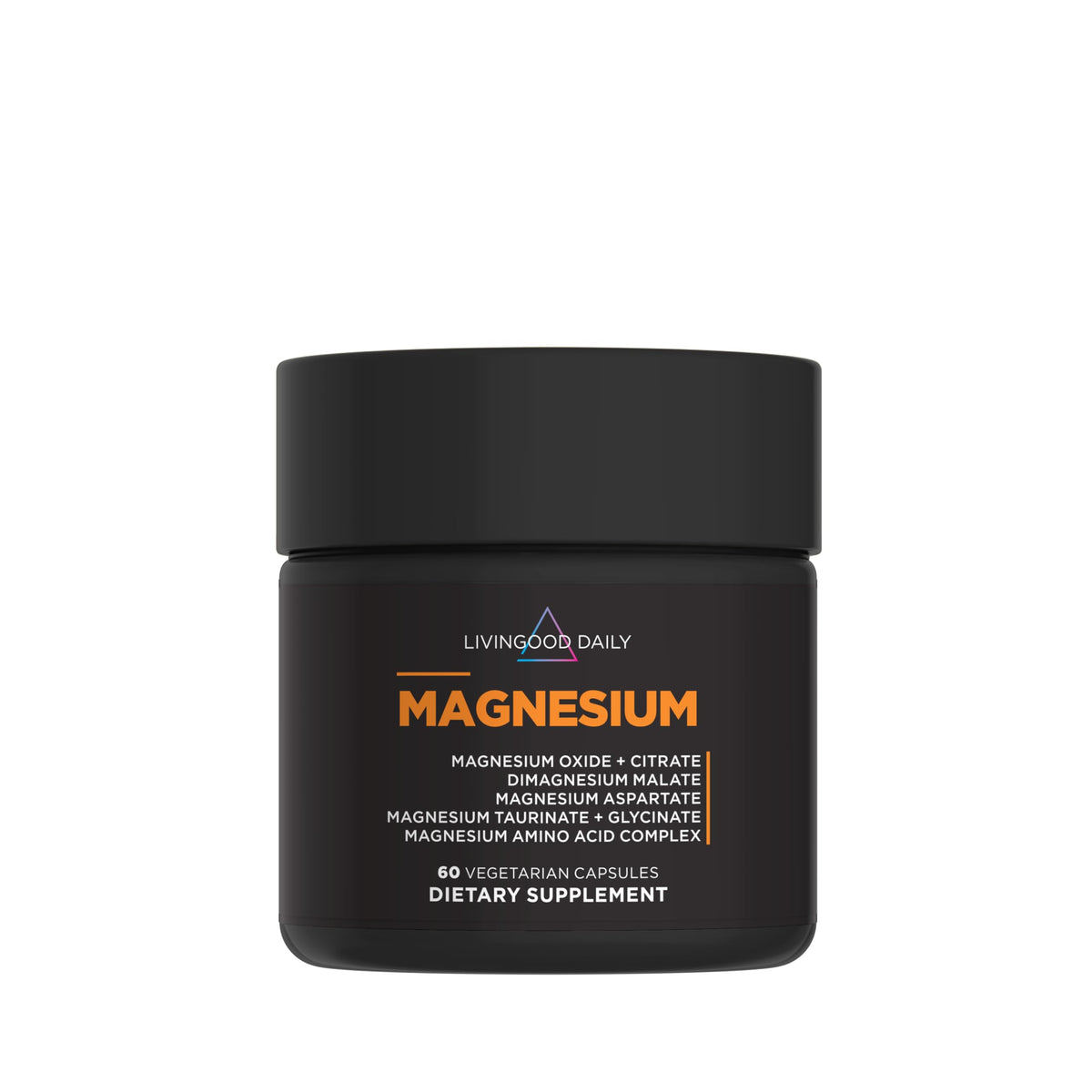 Livingood Daily Magnesio en botella, formato 7 en 1 para múltiples funciones