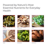 Livingood Daily Multivitamínico metilado: detalle de ingredientes para metabolismo y defensa.