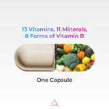 Livingood Daily Multivitamínico metilado: dosis diaria recomendada en el envase.
