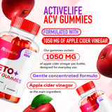 Botella de LIVORKA ActivLife Keto ACV gomitas con etiqueta clara.