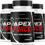 LIVORKA Apex Force: botella con 60 cápsulas, dosis diaria para vitalidad sostenida.