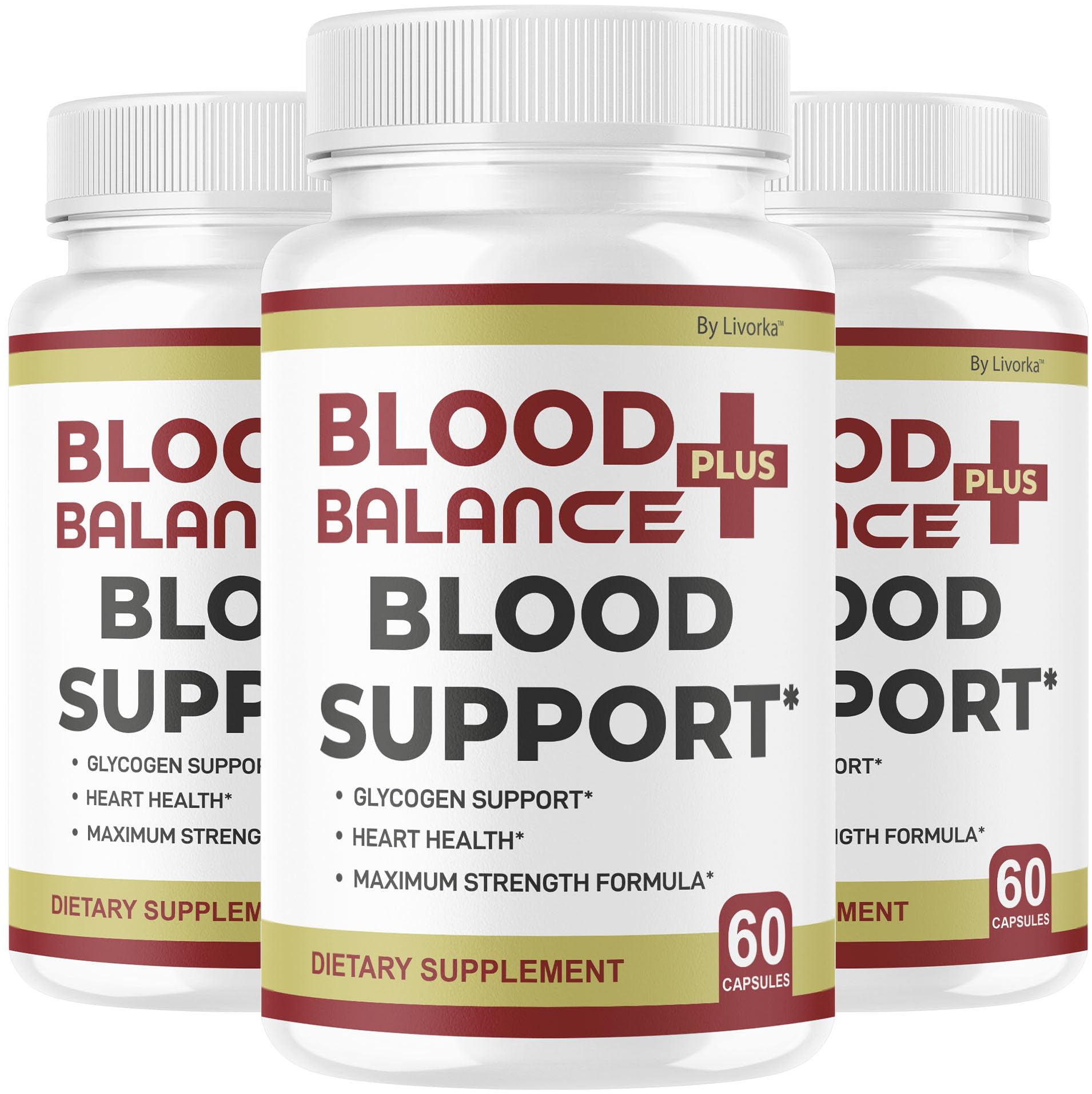 LIVORKA BloodBalance Plus, capsulas en frasco, posible apoyo al bienestar diario.