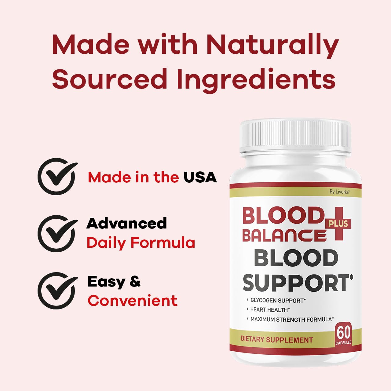 Datos nutricionales BloodBalance Plus para plan de dieta
