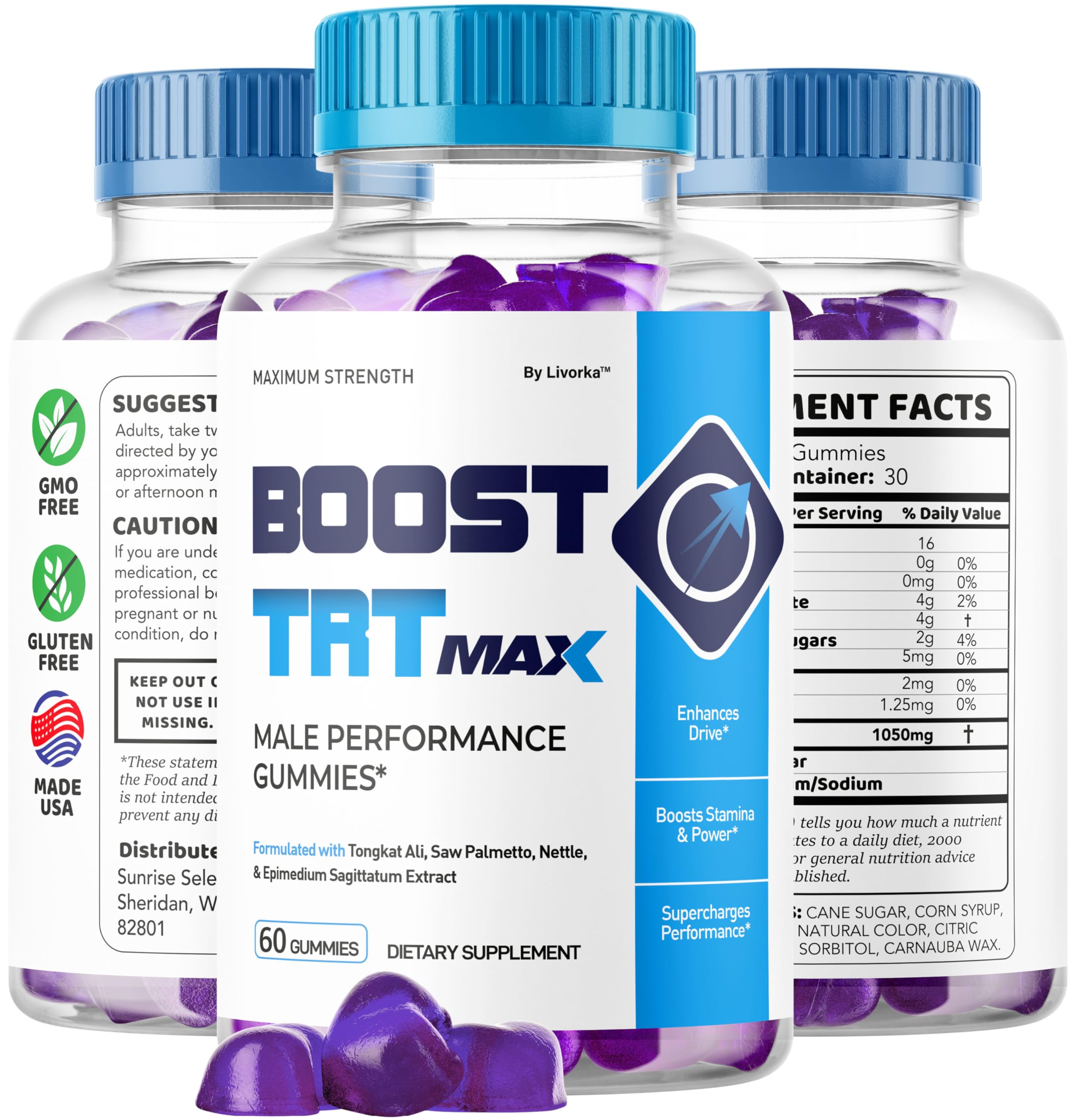LIVORKA Boost TRT Max estilo de vida activo y rendimiento.