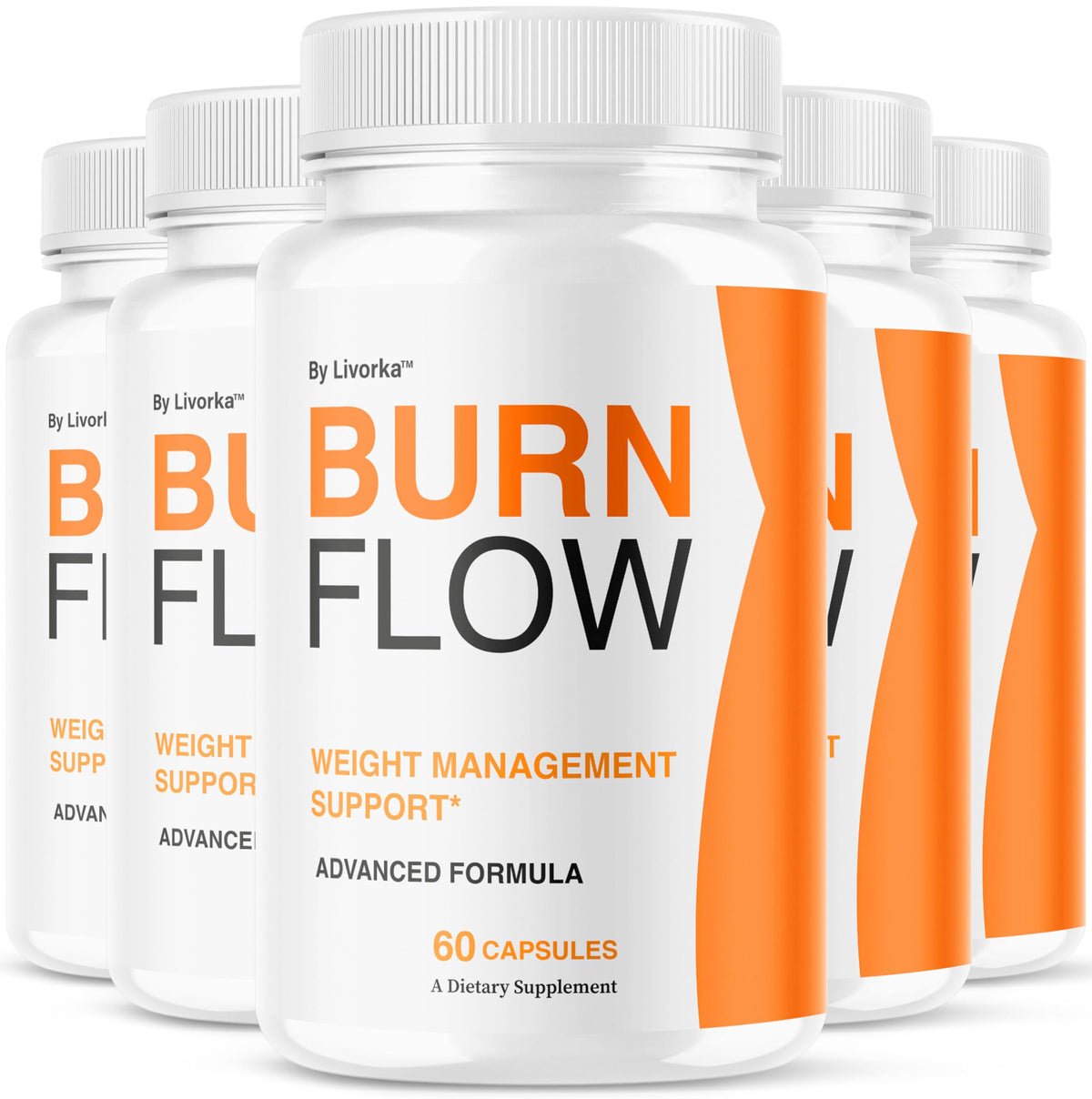 LIVORKA Burn Flow: botella de cápsulas para uso diario