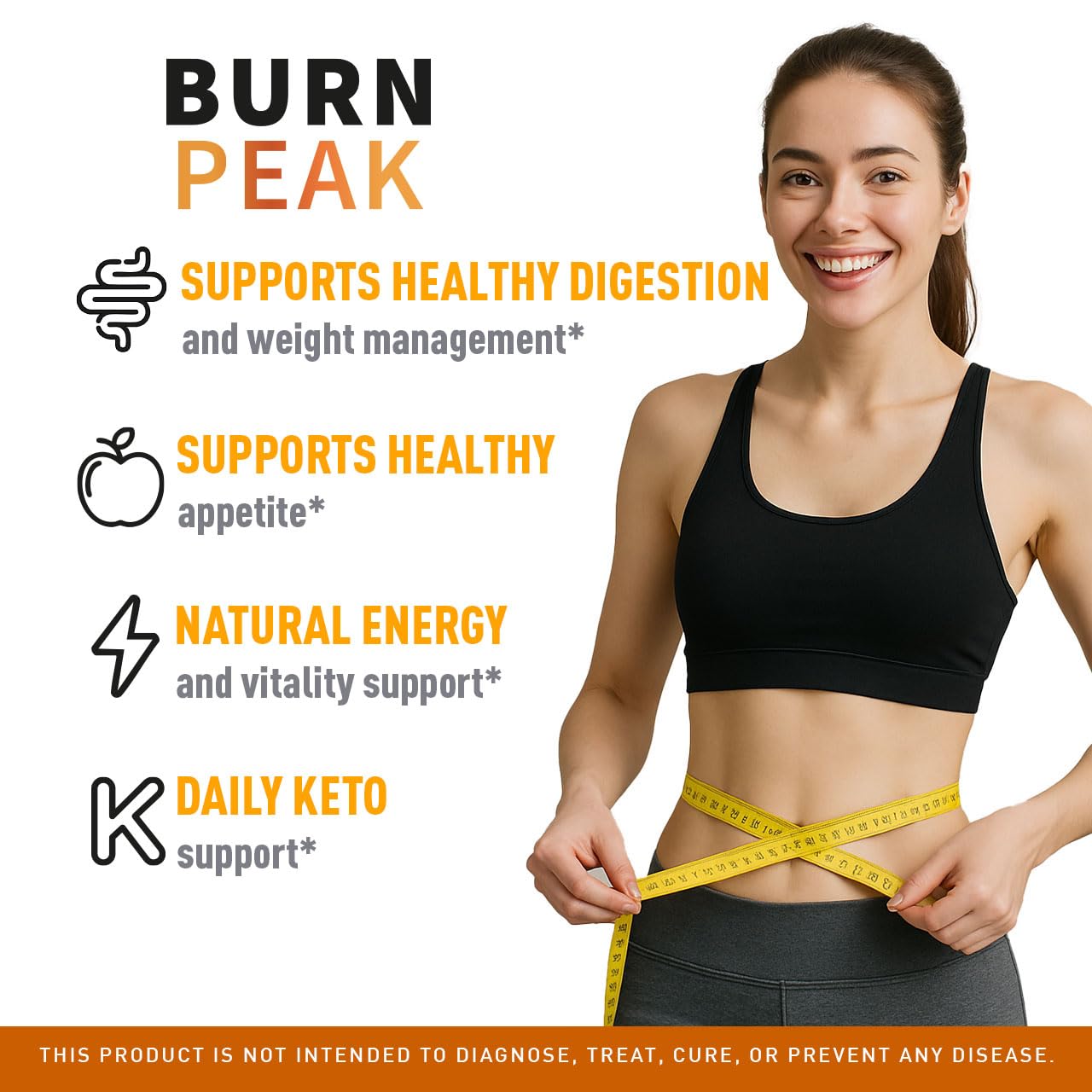 LIVORKA Burn Peak: empaque que destaca su fórmula de ingredientes naturales