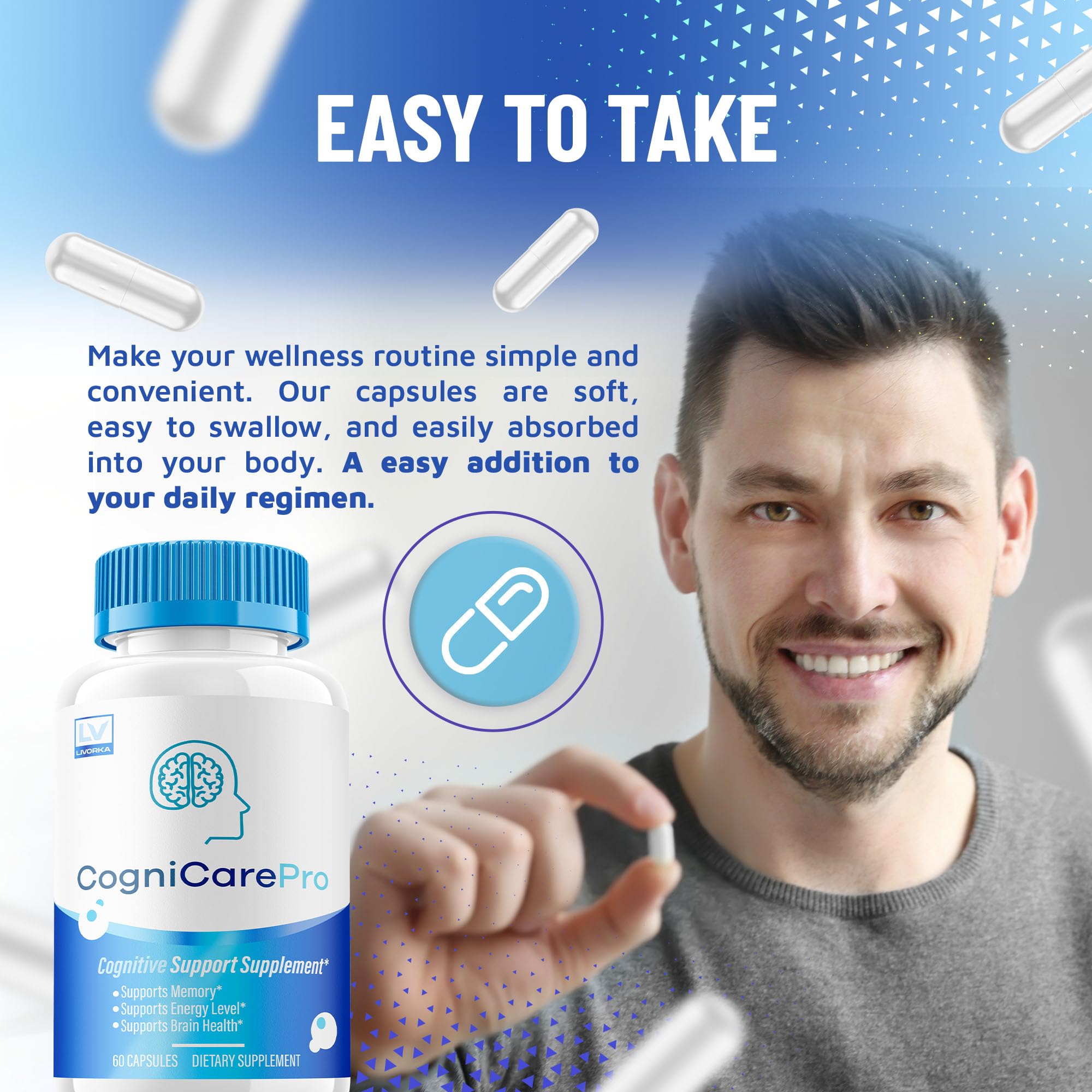 LIVORKA Cognicare Pro presentación dentro de caja para primera impresión de calidad