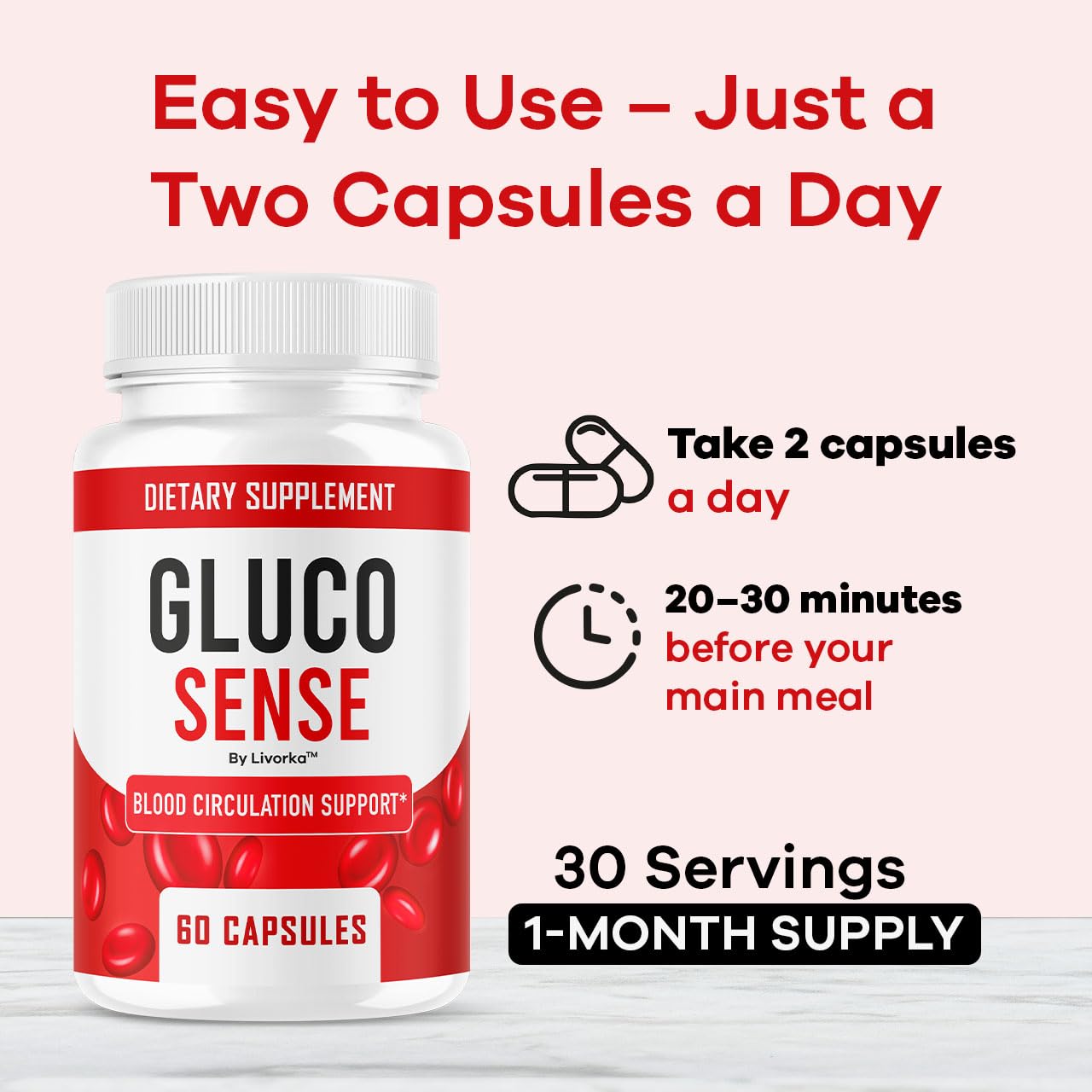 Empaque práctico de GlucoSense para transporte diario