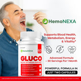 LIVORKA HemoNexa pack trasero con información de ingredientes naturales.