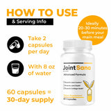 LIVORKA Joint Sana: caja de 60 cápsulas para plan de salud articular.