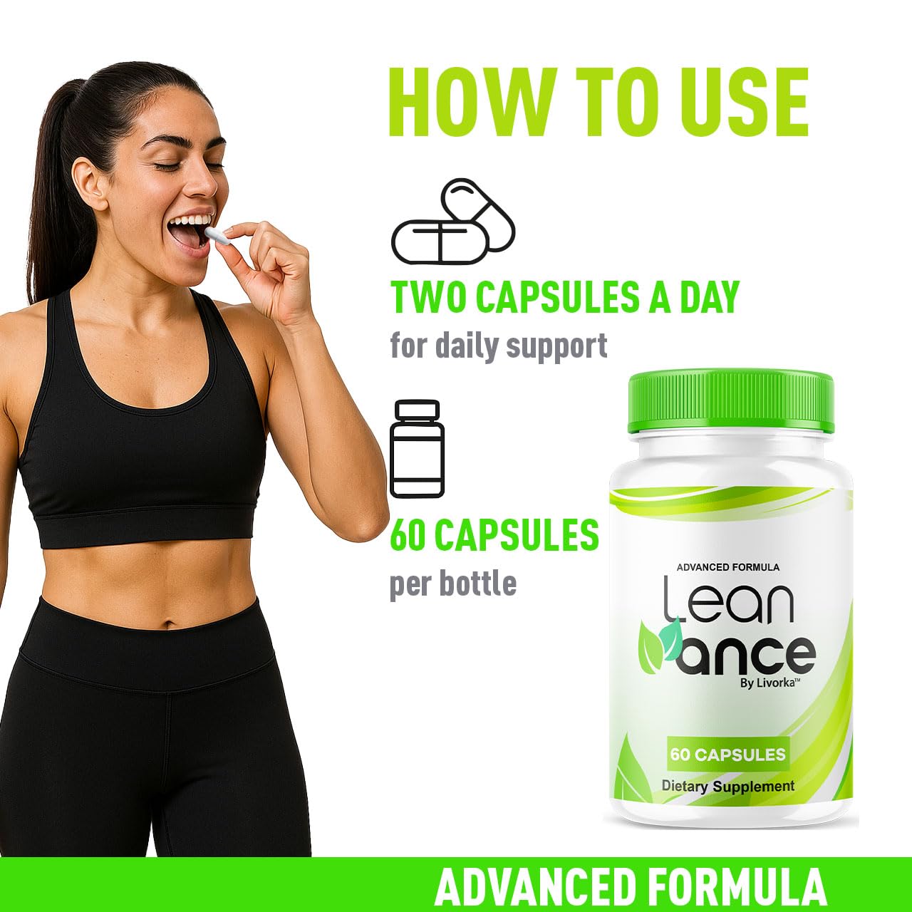 Empaque caja LeanVance para almacenamiento práctico.