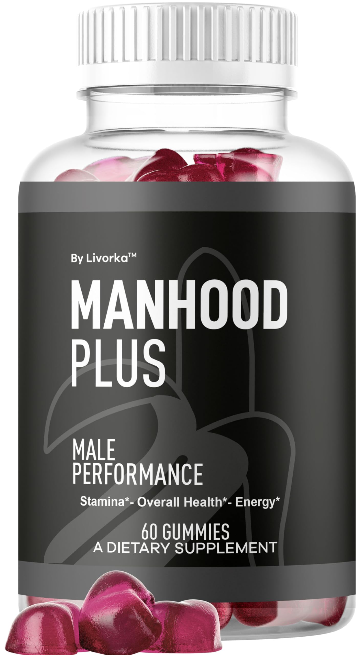 LIVORKA Manhood Plus gominolas 1050 mg para ingesta diaria