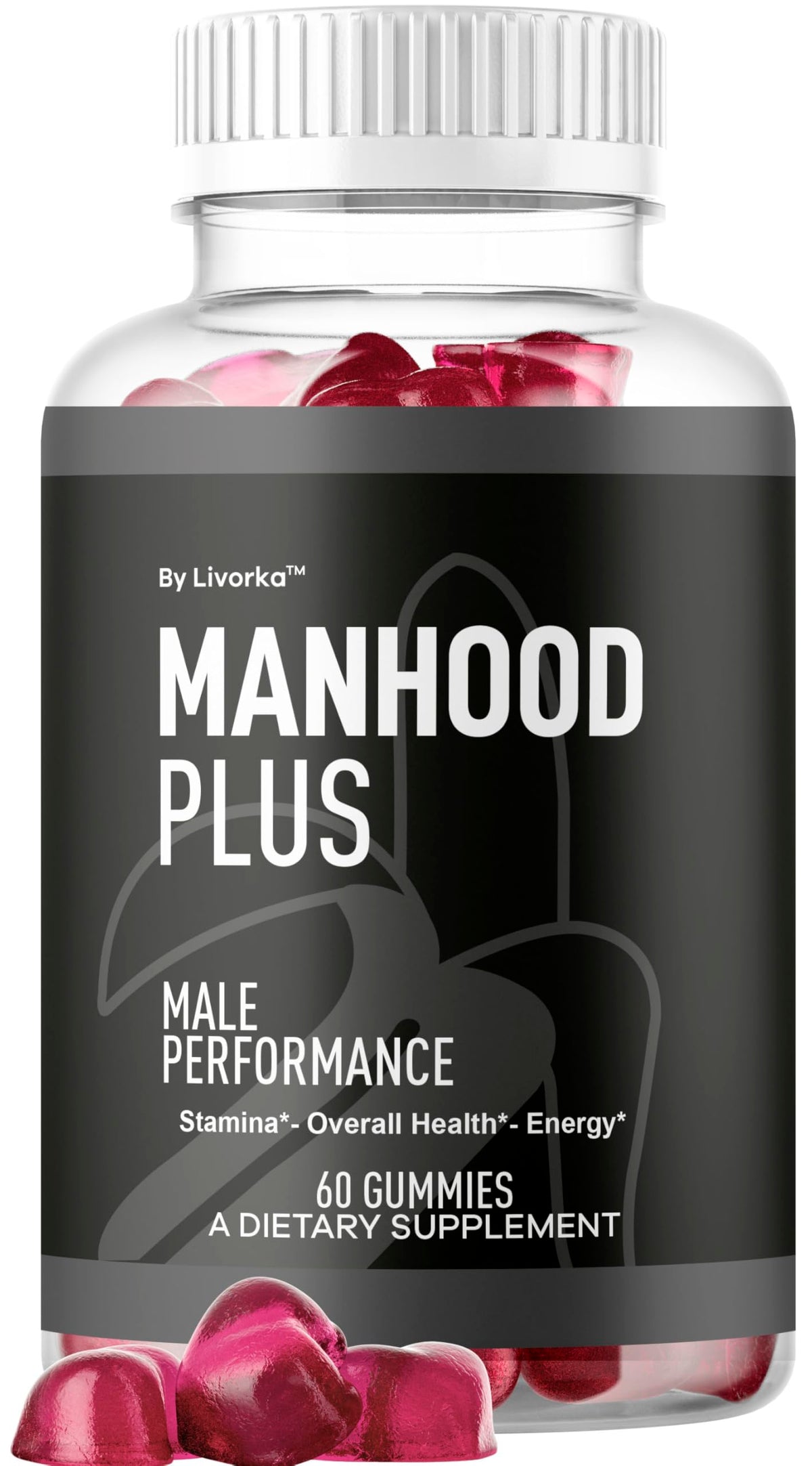 LIVORKA Manhood Plus gominolas 1050 mg para ingesta diaria