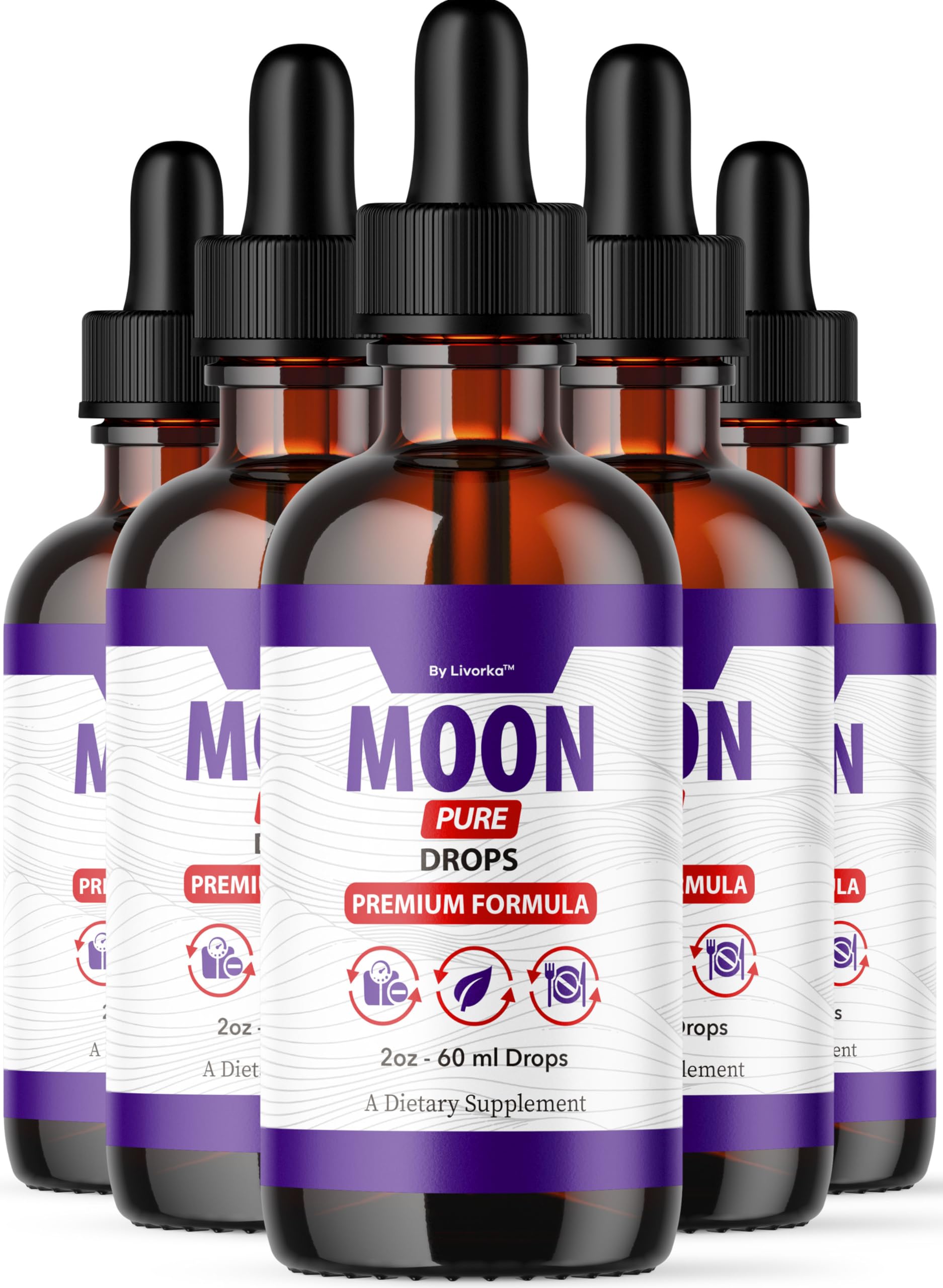 LIVORKA Moon Pure Drops en botella para uso diario y comodidad