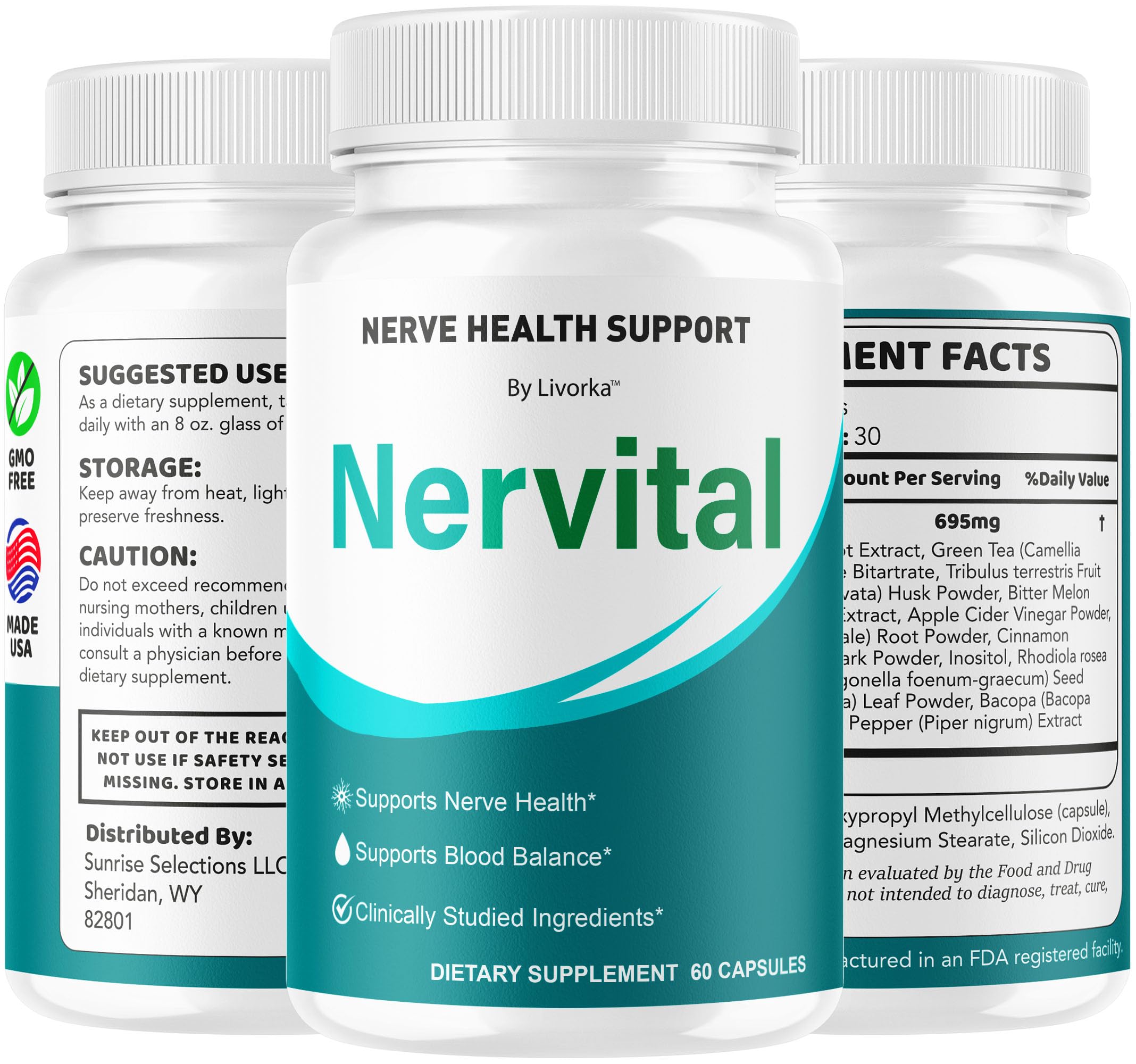 NERVITAL LIVORKA: sello de calidad en EE. UU. para seguridad.