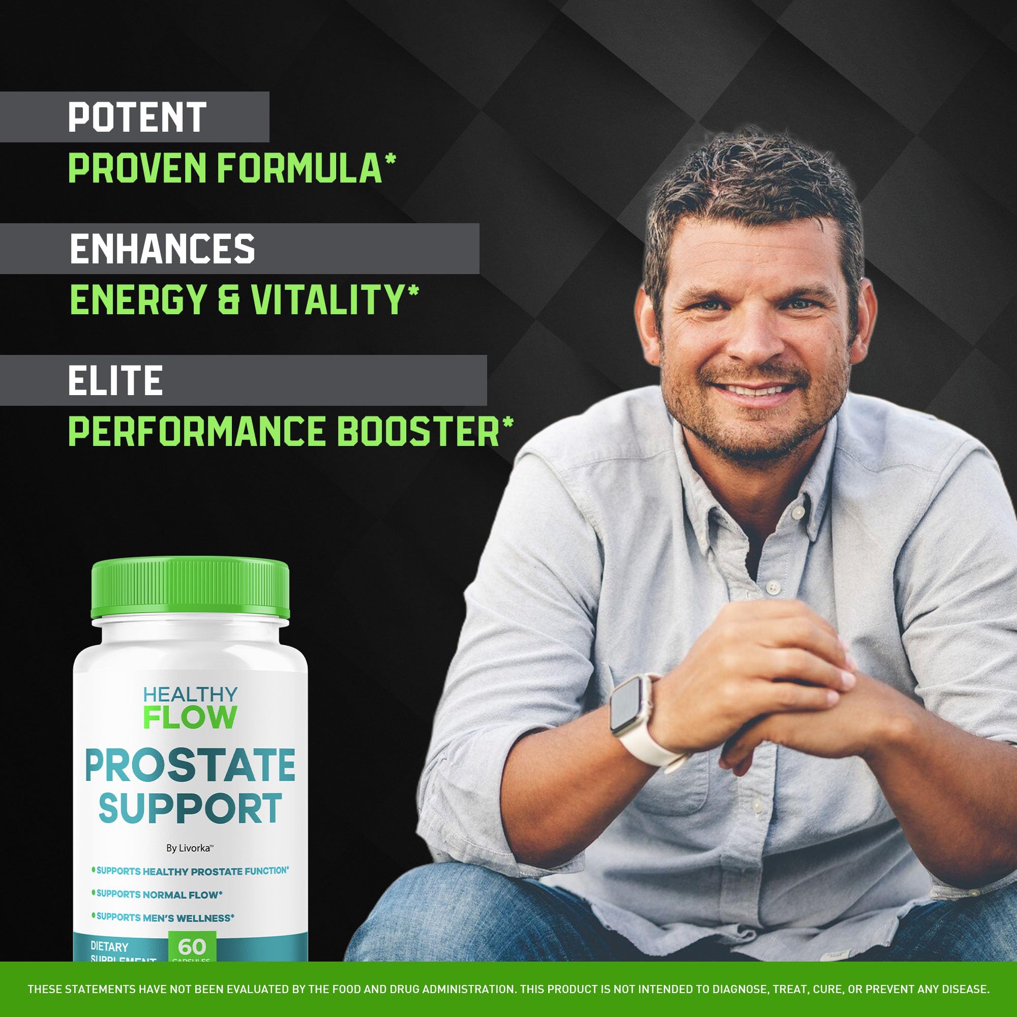LIVORKA Healthy Flow, frasco de dos meses, practicidad para la rutina diaria.