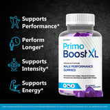 Etiqueta de LIVORKA Primo Boost XL que destaca ingredientes naturales.