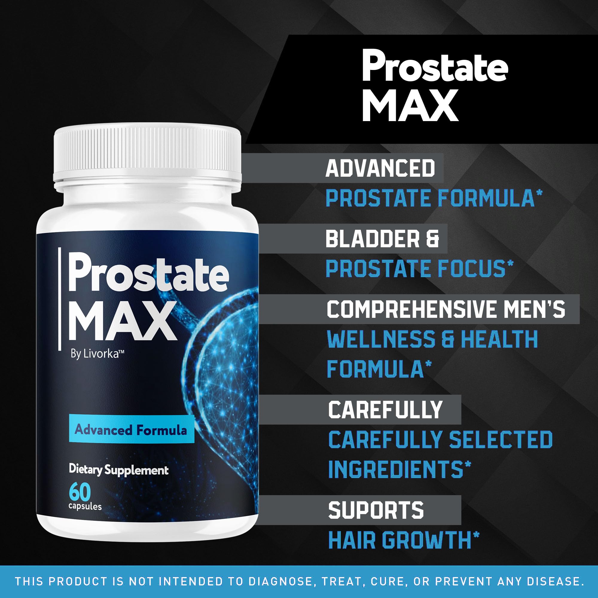 Livorka ProstateMax, caja de presentación para compra rápida.